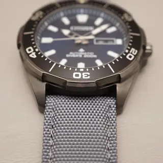 Citizen Promaster NY0075-12L Marine Blue Dial Titanium Automatic Watch READ - $225