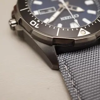 Citizen Promaster NY0075-12L Marine Blue Dial Titanium Automatic Watch READ - $225