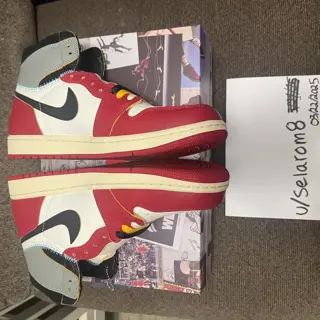 Nike Air Jordan 1 x Union- Chicago/Shadow - Size 9.5 for Size 9.5 Jordan 4 Brick by Brick or SB Blue