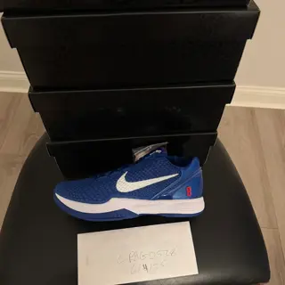 Kobe 6 Dodger Size 12