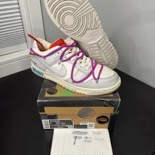 Nike dunk low off white lot 45 of 50 Sz 9 $220
