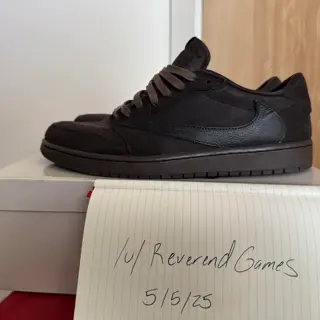 Travis Scott Jordan 1 Low “Velvet Brown” Used Size 12 - $235 Invoiced + Shipped