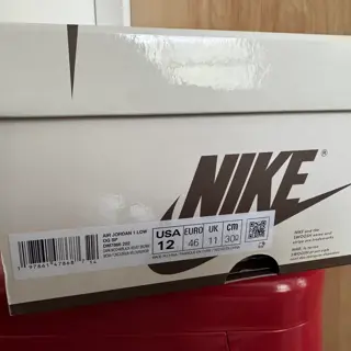 Travis Scott Jordan 1 Low “Velvet Brown” Used Size 12 - $235 Invoiced + Shipped