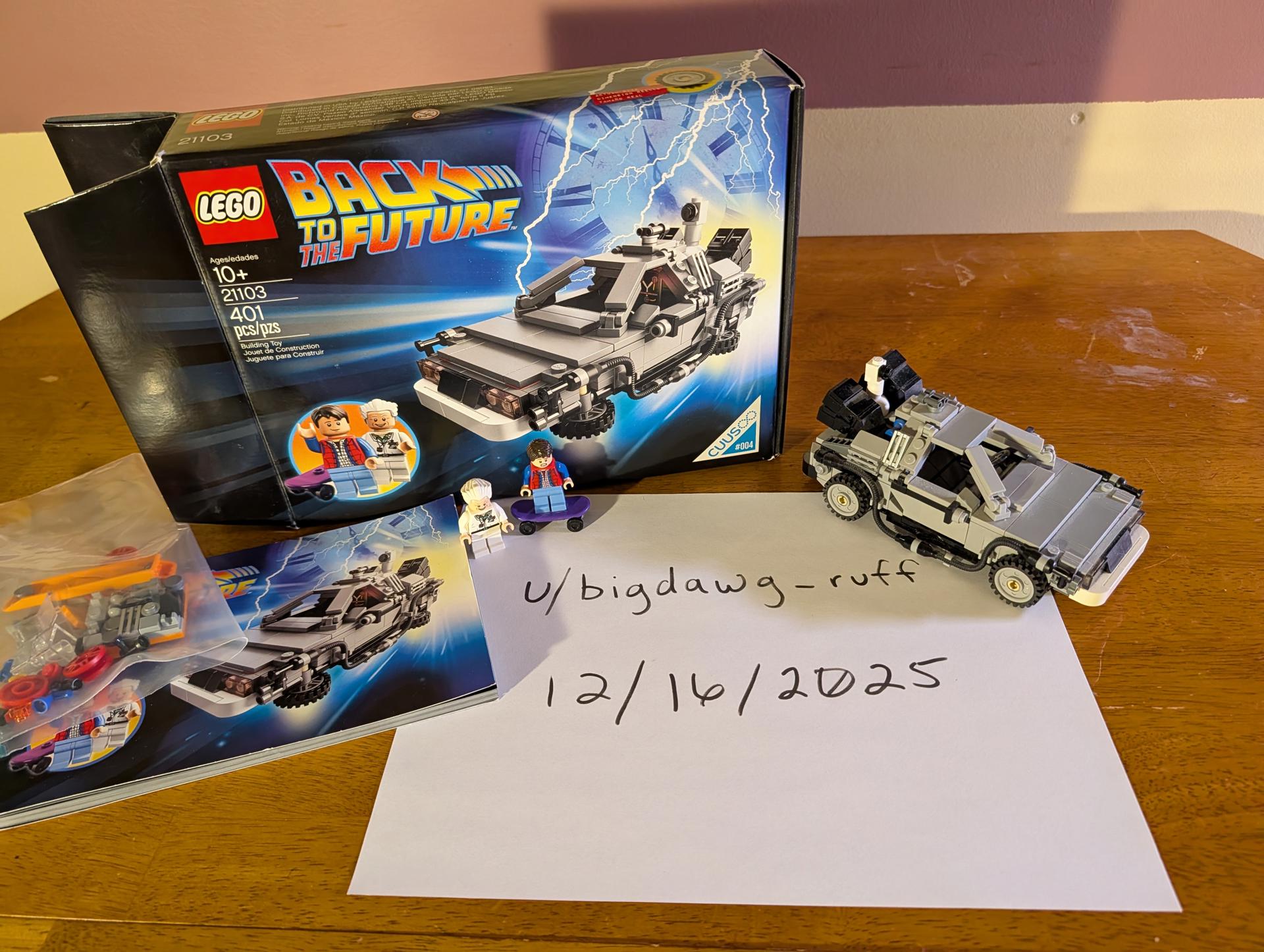 21103 21103 - The DeLorean Time Machine, 21302 - The Big Bang Theory