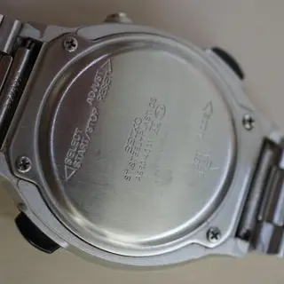 Seiko SBJS001 A860 Voice 'Talking Watch' Digital Quartz - $65