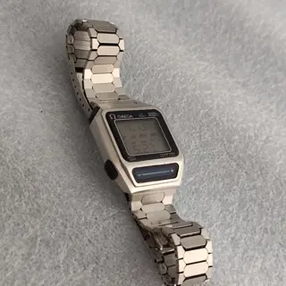 Rare Omega Sensorquartz Stainless Steel 1640 LCD Quartz Watch $1000
