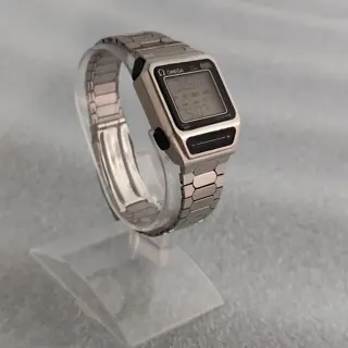 Rare Omega Sensorquartz Stainless Steel 1640 LCD Quartz Watch $1000