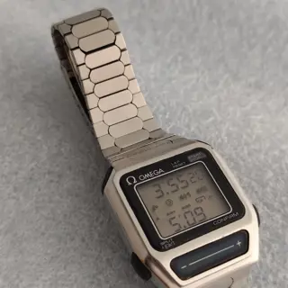 Rare Omega Sensorquartz Stainless Steel 1640 LCD Quartz Watch $1000