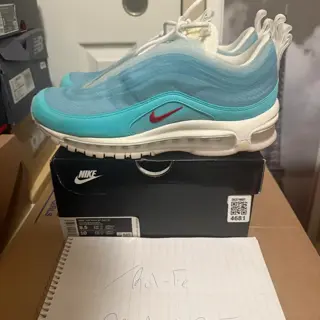 Air max 97 kaleidoscope, size 8.5, worn 1x, $170