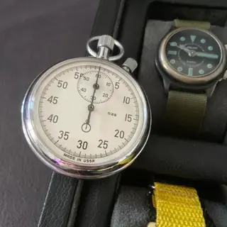 1980s Soviet AGAT 2-button USSR Stopwatch