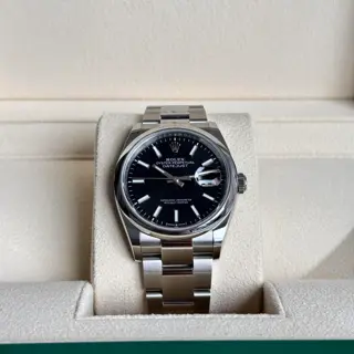 LNIB Rolex Datejust 36 126200 Black Oyster - Full Kit 2024