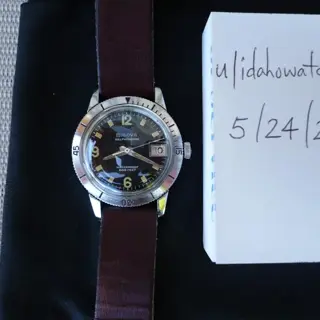 Vintage 1960s Bulova Snorkel '666' Diver ref. 386-4 Devil Diver