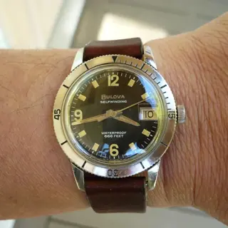 Vintage 1960s Bulova Snorkel '666' Diver ref. 386-4 Devil Diver
