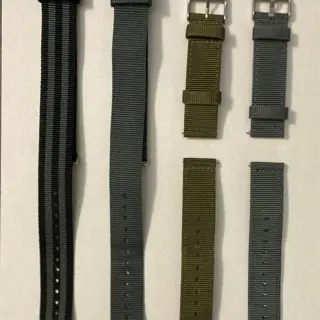 20mm Strap Lot - NATO and Nylon