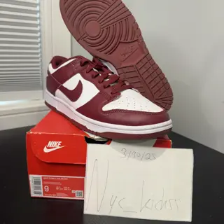 Nike dunk low team red Sz 9 clean og all $50 price reduction