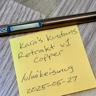 Karas Kustoms Retrakt Copper v1 Pen