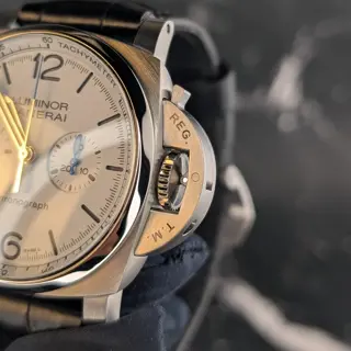 2023 Panerai Luminor Chronograph 44mm PAM01218 B+P