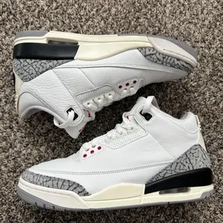 Used Jordan 3 White Cements Size 9.5M $170 Shipped
