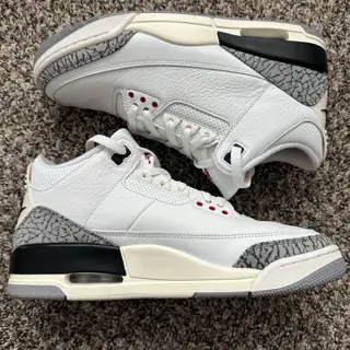 Used Jordan 3 White Cements Size 9.5M $170 Shipped