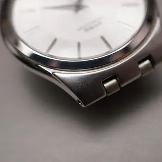 Seiko Spirit SCXP021 7N01 Silver Dial Integrated Bracelet Quartz Watch - $80