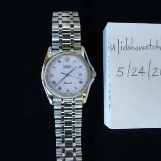 1996 Tudor Monarch 15630, Stainless, White Dial Box/Booklet - EXCELLENT!