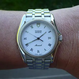 1996 Tudor Monarch 15630, Stainless, White Dial Box/Booklet - EXCELLENT!