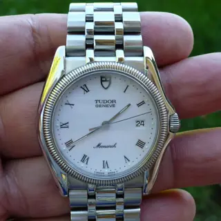 1996 Tudor Monarch 15630, Stainless, White Dial Box/Booklet - EXCELLENT!