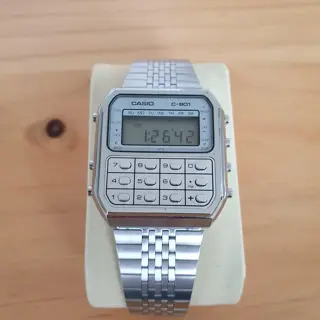Casio C-801 Vintage calculator watch