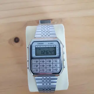 Casio C-801 Vintage calculator watch