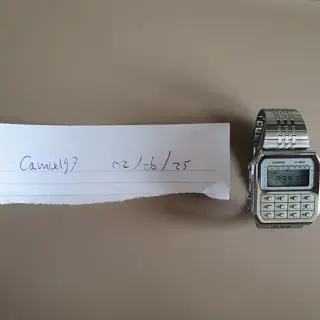 Casio C-801 Vintage calculator watch