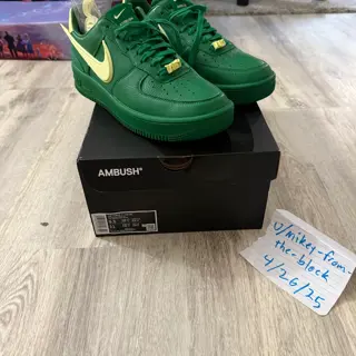 Nike ambush AF1 pine green size 9.5 for size Nike ambush AF1 pine green size 9