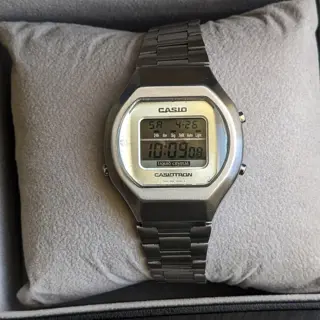 Casio COLLECTIBLE VTG CASIOTRON TRN-100 LIQUID CRYSTAL DIGITAL QUARTZ Watch Best Price 180$