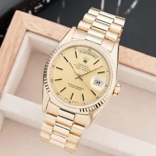 1990 Rolex Day-Date Ref. 18238 with Box & 2025 Service