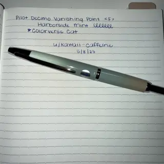 Pilot x Nagasawa Vanishing Point Decimo Harbor Mint <F> Silver