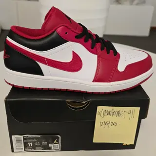 AJ1 Low "Bulls" US11 $110 Shipped OBO