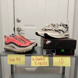 Lot of sneakers | SWIPE TO SEE ALL | SZ 9, SZ 9.5, SZ 10, SZ 10.5 | Jordan’s, Dunks, Yeezy, Adidas, Air Max, Nike x Sacai x KAWS, and Crocs | Prices $40 - $160