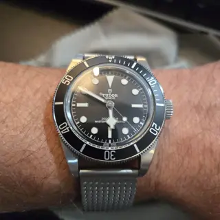 Tudor BB Black Bay Monochrome M7941A full kit on bracelet, 2024 warranty card