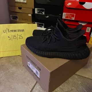Yeezy 350 Black. US size 10.5. $200 obo