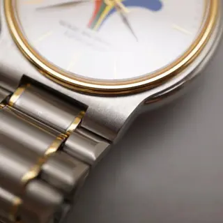 Vintage 1998 Seiko 5P31-6A50 Nagano Olympics Hospitality Two Tone Quartz Watch - $150