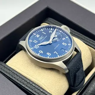 2024 IWC Big Pilot's Watch Racing Works 46mm IW501019 Titanium Blue Dial - $11,500