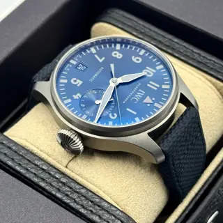 2024 IWC Big Pilot's Watch Racing Works 46mm IW501019 Titanium Blue Dial - $11,500