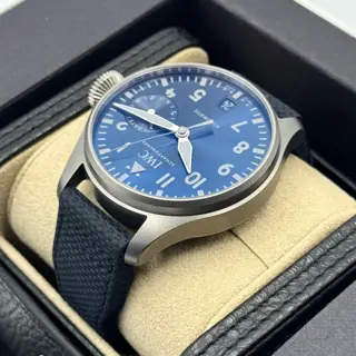 2024 IWC Big Pilot's Watch Racing Works 46mm IW501019 Titanium Blue Dial - $11,500