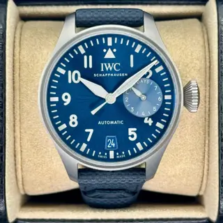 2024 IWC Big Pilot's Watch Racing Works 46mm IW501019 Titanium Blue Dial - $11,500