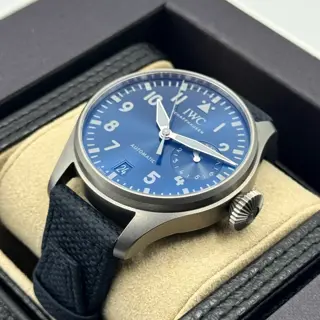2024 IWC Big Pilot's Watch Racing Works 46mm IW501019 Titanium Blue Dial - $11,500