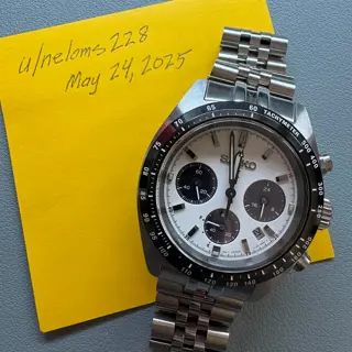 Seiko Speedtimer SSC813 🐼 w Two Bracelets