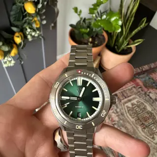 Zelos Swordfish 40mm Titanium $299