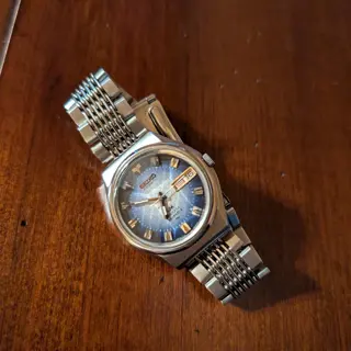 Seiko Special Lord Matic 1974 Blue Mosaic Dial - Final Reduction $380