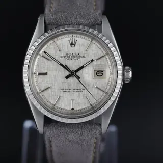 1966 Datejust 1603 Silver Linen Dial - Fully Serviced in December 2023
