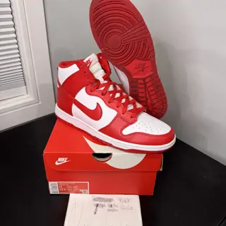 Nike dunk high champ red Sz 11 clean og all $50