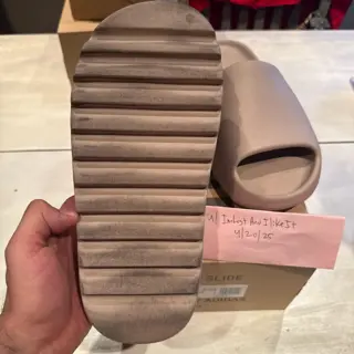 Yeezy slide pure size 12 worn 2x $100 shipped